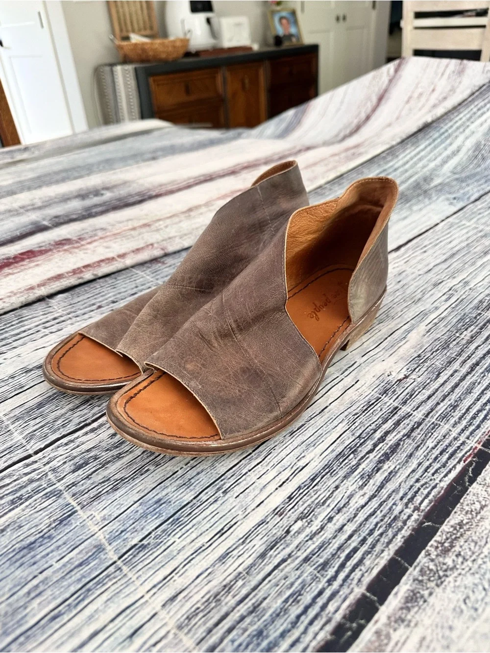 Free People Mont Blanc Grey Sandals